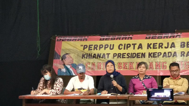 GEBRAK: Perppu Cipta Kerja Bentuk Pengkhianatan Jokowi ke Rakyat