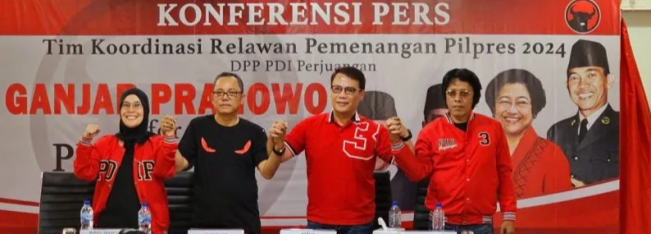 PDIP Klaim Relawan Ganjar Pranowo Ada 1.000 OrganisasiÃ‚Â 
