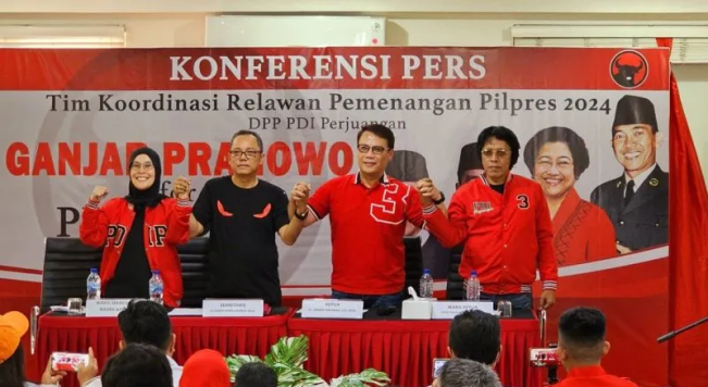 PDIP Klaim Relawan Ganjar Pranowo Ada 1.000 OrganisasiÃ‚Â 