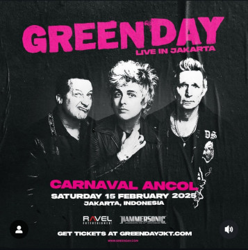 Green Day Bakal Konser di Jakarta, Ini Harga Tiketnya