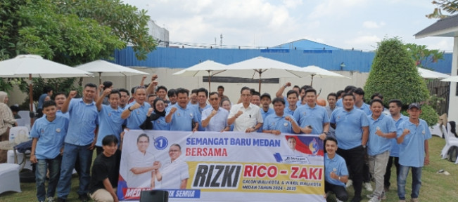 Rico-Zaki Punya Semangat Baru untuk Menangkan Pilkada Medan 2024