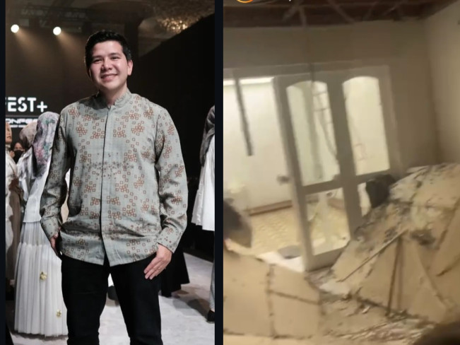 Rumah Orangtua Haykal Kamil Ambruk, sang Ayah Nyaris Kena Reruntuhan Atap