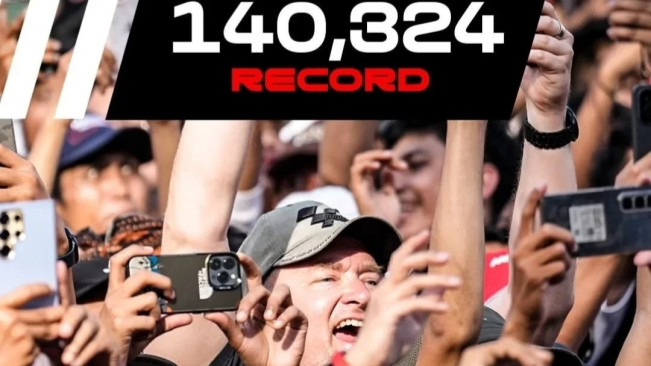 MotoGP Mandalika 2025 Cetak Rekor Penonton Tertinggi Sejak Awal Digelar