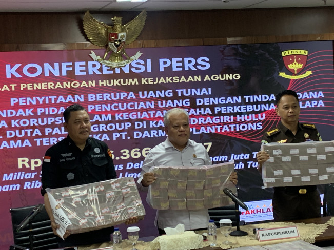 Kejagung Sita Uang Tunai Rp 301 Miliar Kasus TPPU Duta Palma Grup