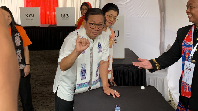 Usai Mencoblos, Pramono Berharap Menang Satu Putaran