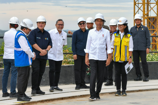 Progres Pembangunan Kantor Presiden di IKN Capai 74 Persen