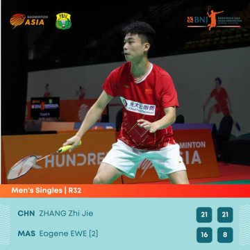 Profil Zhang Zhi Jie, Pebulutangkis China yang Meninggal Dunia saat Lawan Jepang