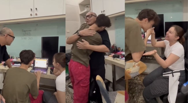 Momen Haru Rossa dan Yoyo Padi Lihat Pengumuman Rizky Diterima Kuliah di UNPAD
