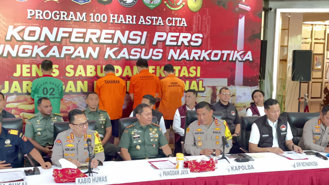 Polisi Amankan Ratusan Ribu Kilo Narkotika Jenis Sabu, 1,7 Jiwa Berhasil Diselamatkan