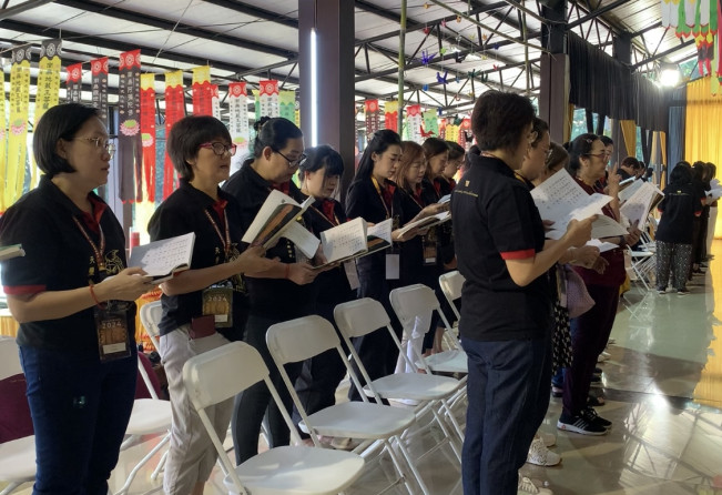 Hari Ketiga Ullambana 2024, Ratusan Umat Bacakan Liam Keng Di Cang Cing