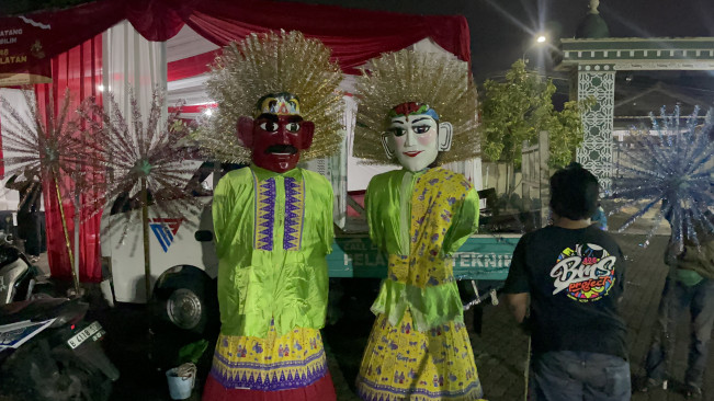 Bernuansa Betawi, TPS 046 Tempat Pramono Anung Mencoblos Hadirkan Ondel-Ondel