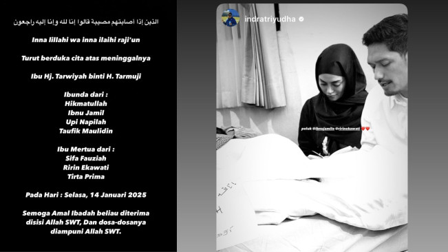 Kabar Duka, Ibunda Ibnu Jamil Meninggal Dunia