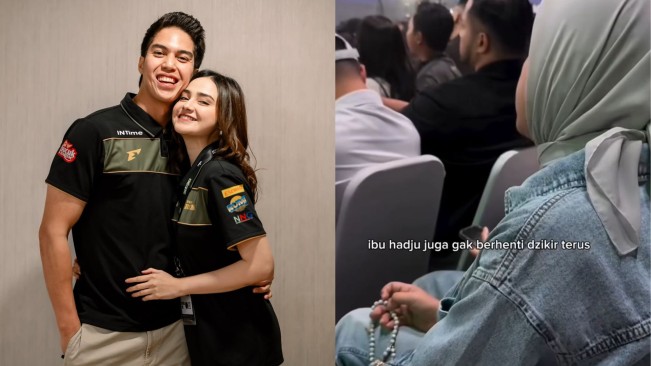 3 Potret Haru Ibunda Syifa Hadju Tak Henti Dzikir Dukung El Rumi di Atas Ring