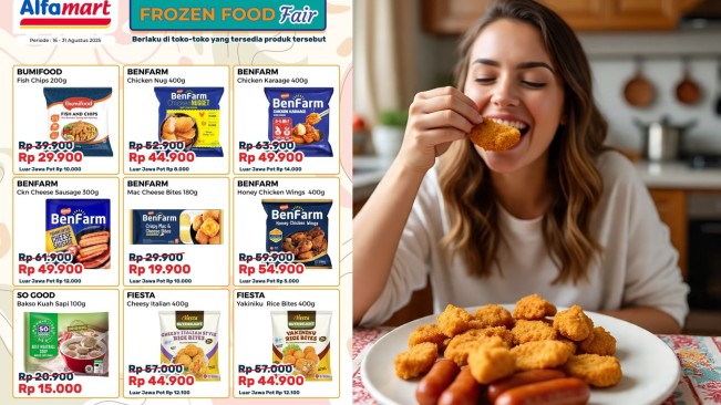 Promo Alfamart Frozen Food Fair 16–31 Agustus 2025, Harga Mulai Rp15 Ribuan