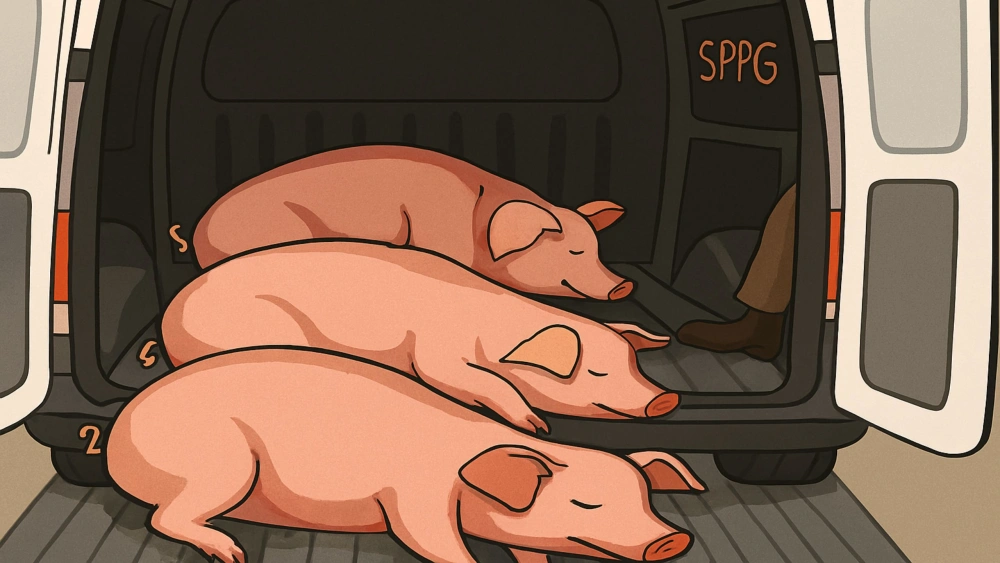 Viral Mobil MBG di Nias Angkut Hewan Ternak Babi