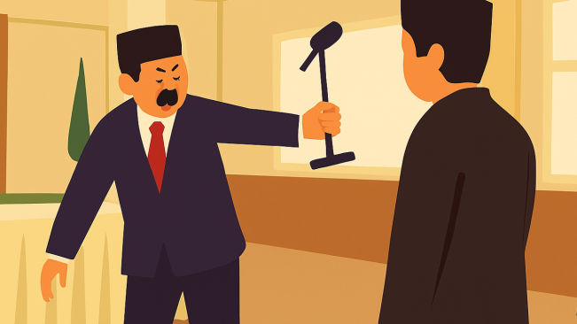 Viral Kepala Kanwil Kemenag NTB Zamroni Aziz Lempar Mikrofon saat Pelantikan Kepala Kemenag Dompu