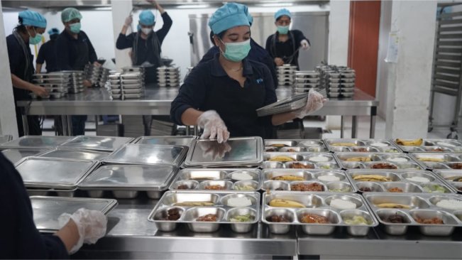 Ilustrasi dapur MBG. [Dok BGN]