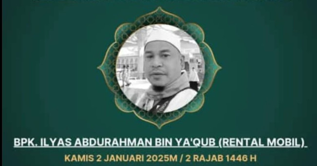 Biodata dan Agama Ilyas Abdurahman Bos Rental yang Tewas Ditembak di Tol
