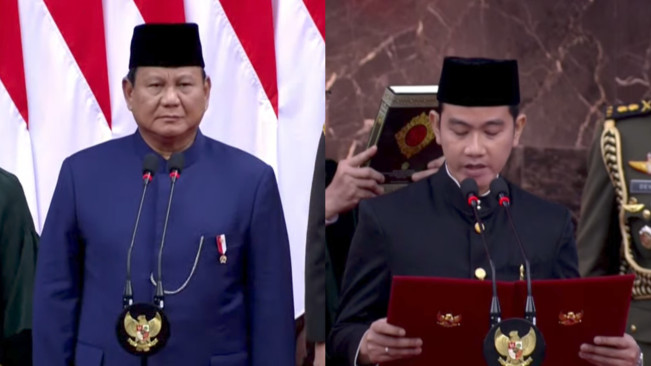Haru Pidato Prabowo Saat Dilantik Jadi Presiden: Kemiskinan Indonesia Masih Terlalu Besar