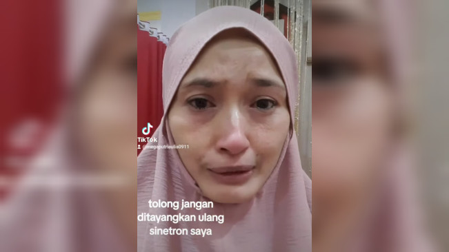 Tangis Mega Putri Aulia Pecah, Minta Sinetron Tukang Bubur Naik Haji Jangan Tayang Lagi Karena Hal Ini