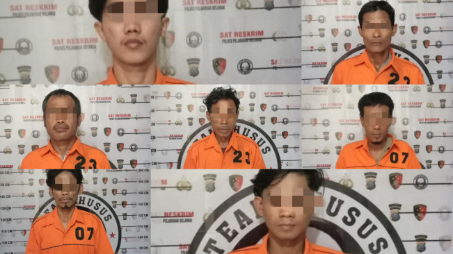 Patroli di Malam Tahun Baru, Polres Pelabuhan Belawan Ringkus 14 Pelaku Judi Online