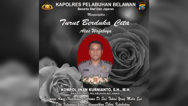 Polri Berduka, Wakaporles Belawan Kompol Iwan Kurnianto Meninggal Kecelakaan di Jalan Tol