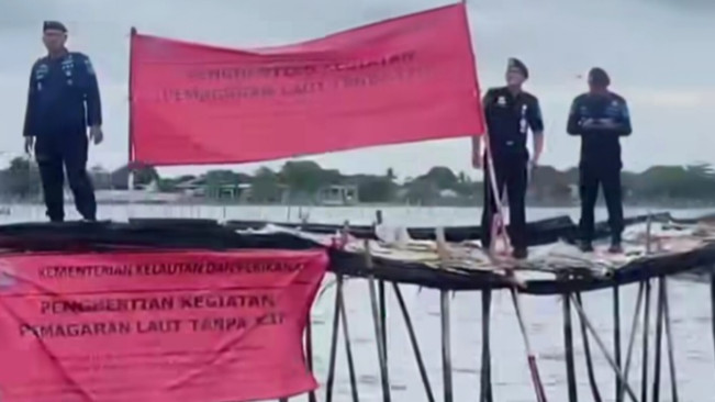 Besok, Ratusan Personil Disiapkan Bongkar Pagar Laut Misterius