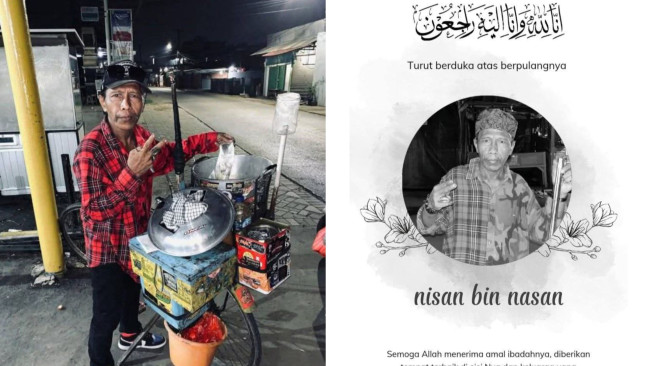 Sosok Abang Siomay Racing yang Meninggal Dunia Hari Ini, Terkenal Gaya Khasnya Saat Berjualan