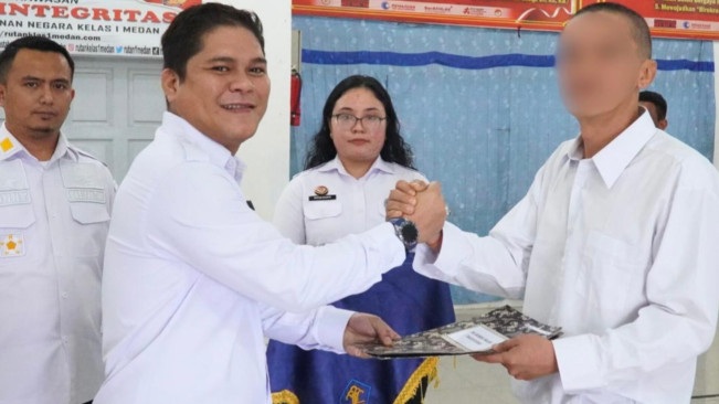Tahun Baru Imlek 2025, Satu Warga Binaan Perkara Penggelapan Dapat Remisi 1 Bulan