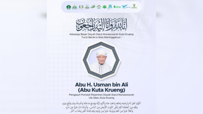 Profil dan Pendidikan Abu Kuta Krueng, Ulama Kharismatik Aceh yang telah Berpulang