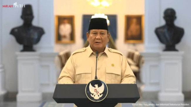 Presiden Prabowo: THR ASN, TNI, Polri Cair 17 Maret 2025