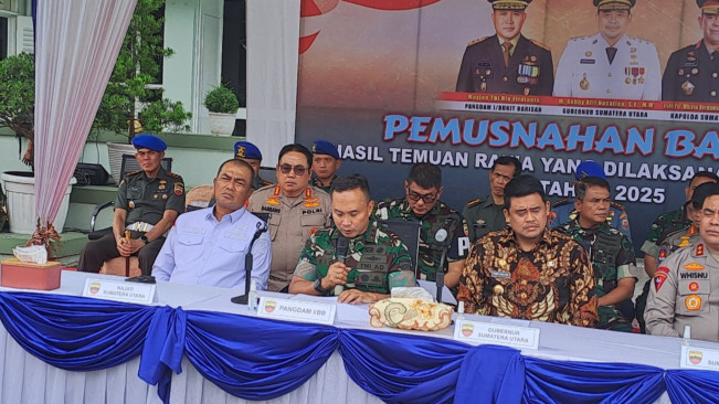 Kodam I/BB Musnahkan 44 Unit Mesin Judi Dingdong, Pangdam: Supaya Tidak Disalahgunakan