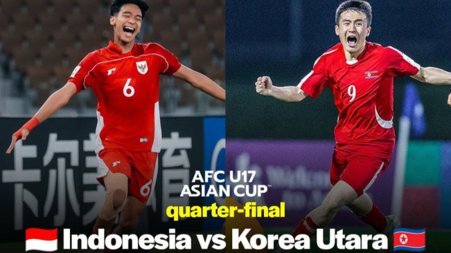Jadwal Timnas Indonesia U-17 vs Korea Utara di Perempatfinal Piala Asia U-17 2025: Main Besok Malam