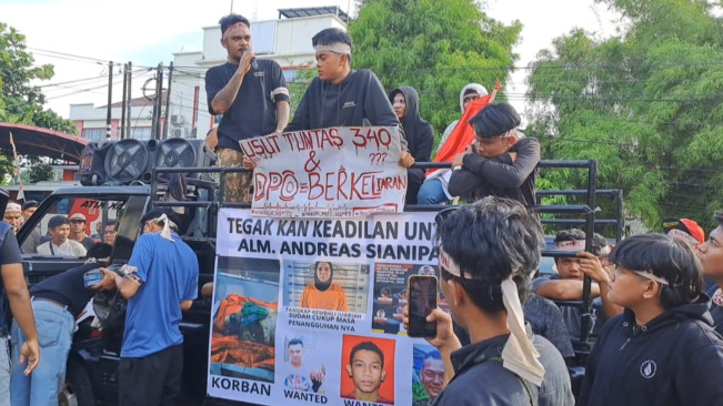 Demo Polrestabes Medan, Keluarga Andreas Sianipar Minta 4 DPO Kasus Pembunuhan Ditangkap