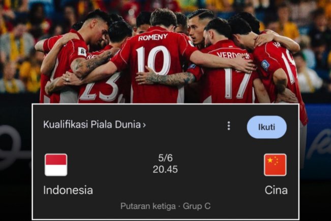 Timnas Indonesia siap gempur China.[Instagram/@sahabat.timnas]