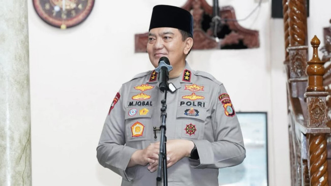 Komjen Pol Mohammad Iqbal saat pidato. [Instagram/@moh.iqbal.91]