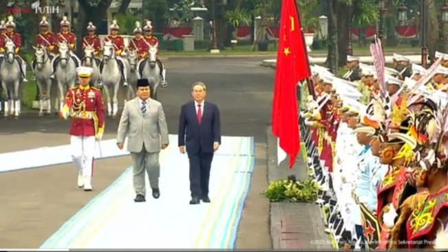 Prabowo Terima Kunjungan PM Tiongkok, Bahas Penguatan Keamanan Regional dan Maritim