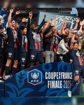 PSG telah 16 kali juara Piala Prancis. [Instagram/@psg]