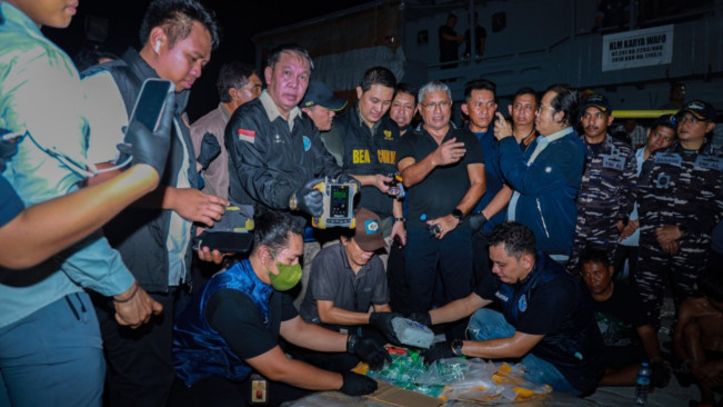 Penangkapan Besar di Perairan Kepri: 2 Ton Sabu Gagal Diselundupkan dari Laut Karimun