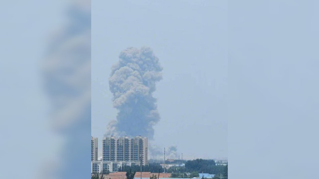 Ledakan Besar Guncang Pabrik Kimia di China Timur, Asap Raksasa Membumbung Tinggi