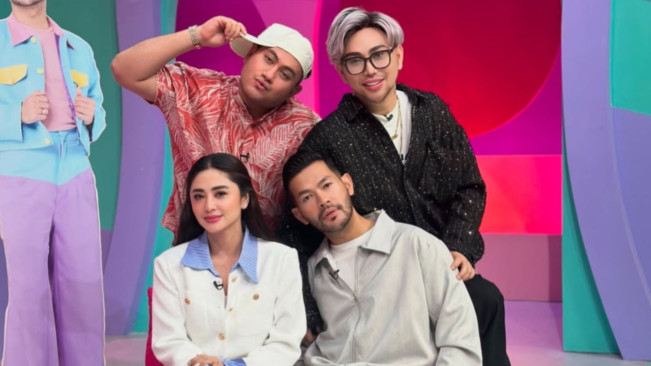 King Nassar bersama host lain di acara Pagi-Pagi Ambyar. [Instagram/@kingnassar88]
