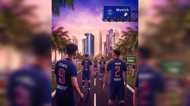 Pemain PSG menuju Munich. [Instagram/@psg]