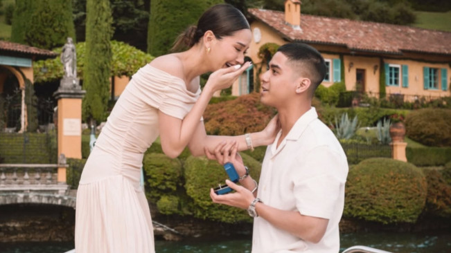 Al Ghazali dan Alyssa Daguise. [Instagram/@alghazali7]