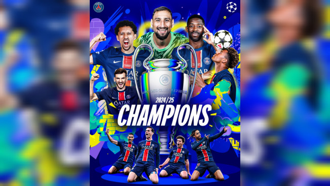 PSG juara Liga Champions 2025. [Instagram/@championsleague]