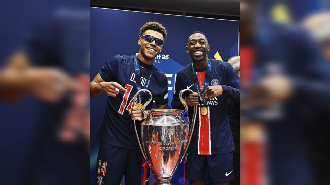 Desire Doue dan Dembele. [Instagram/@psg]