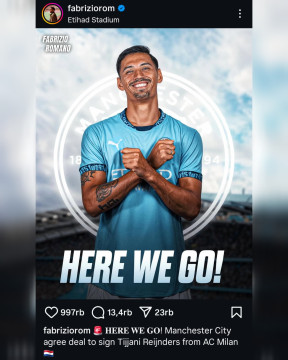Unggahan Farizio Romano. [Tangkapan layar Instagram]