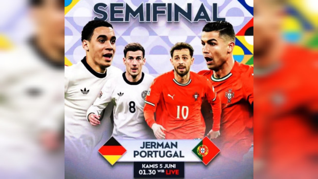 Jerman vs Portugal. [Instagram/@inisial.2a]