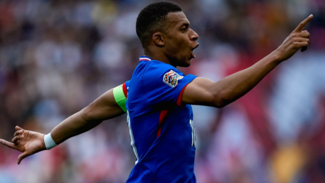 Kylan Mbappe usai cetak gol ke gawang Jerman. [Instagram/@equipedefrance]