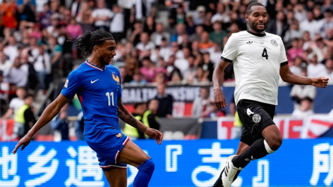 Michael Olise cetak gol. [Instagram/@equipedefrance]