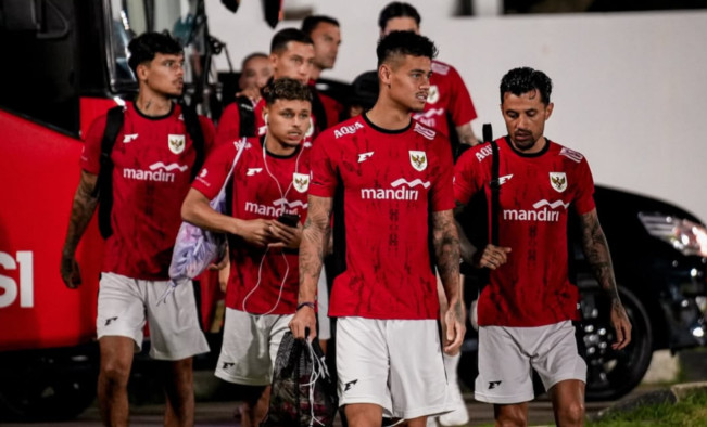 Para pemain Timnas Indonesia siap lawan Jepang. [Instagram/@bolanusantara]